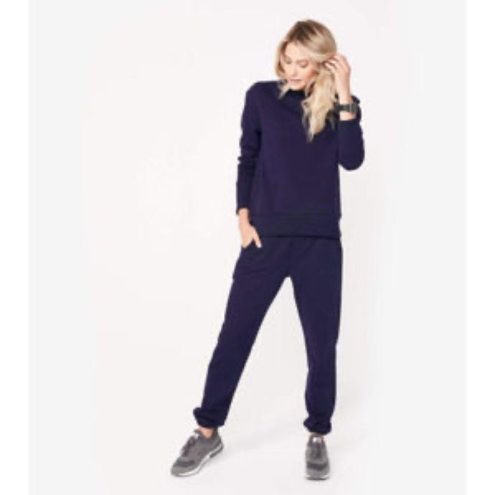 Figs XS Lounge Wear Set Navy Blue